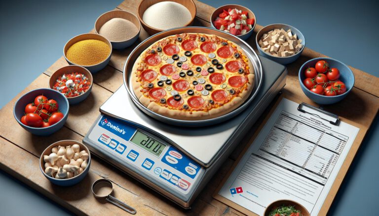 Hoeveel weegt een Domino’s pizza – Alles wat je moet weten