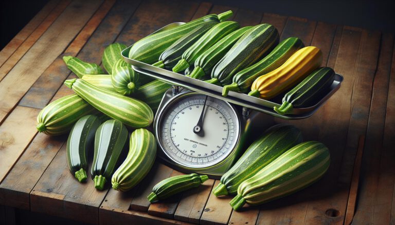 Hoeveel weegt een courgette ongeveer – alles wat je moet weten